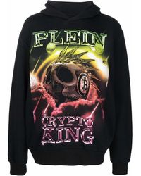 Philipp Plein - Hoodie Met Print - Lyst