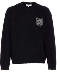 Maison Kitsuné - フォックスヘッド セーター - Lyst