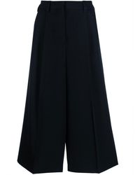 Marni - Cropped Loose-fit Trousers - Lyst