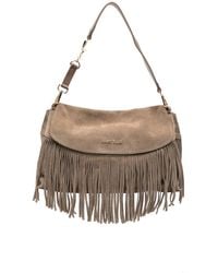 Marc Ellis - Sac Porté Épaule En Daim À Franges - Lyst