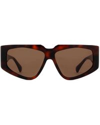 Max Mara Eyewear - Mm0125 Geometric-Frame Sunglasses - Lyst