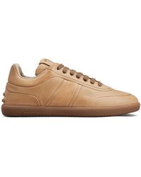 Tod's - Logo-patch Leather Sneakers - Lyst