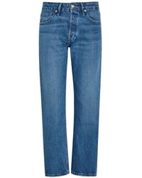 GOOD AMERICAN - Faded Straight-Leg Jeans - Lyst