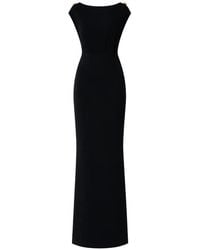 Elisabetta Franchi - Button-Detailed Maxi Dress - Lyst