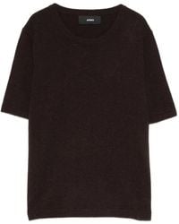 Arma - Kurzärmeliger Pullover Mit Rundem Ausschnitt - Lyst