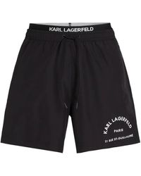 KARL LAGERFELD - Rue St-Guillaume Swim Shorts - Lyst