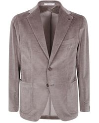 Tagliatore - Jacke aus Cord mit zwei Knöpfen - Lyst