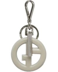 Giorgio Armani - Schlüsselanhänger mit Logo-Schild - Lyst