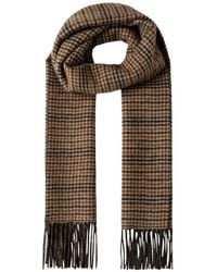Hackett - Sciarpa A Quadri Con Frange - Lyst
