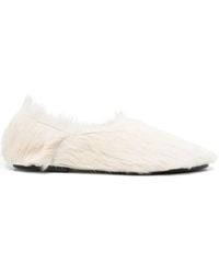 Jil Sander - Slipper Aus Kalbshaar - Lyst