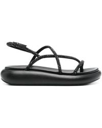 Ash - Vera Rhinestone-Embellished Sandals - Lyst