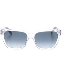 HUGO - Eckige Sonnenbrille mit transparentem Gestell - Lyst