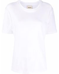 Khaite - T-shirt con applicazione - Lyst