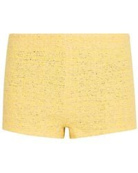LIBEROWE - Madeline Tweed-Effect Mini Shorts - Lyst