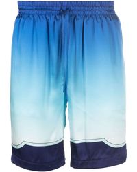 Casablancabrand - Shorts aus Seide mit Farbverlauf - Lyst