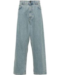 Moschino - Mid-rise Wide-leg Jeans - Lyst