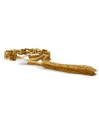 Alberta Ferretti - Tassel-Detail Braided Belt - Lyst
