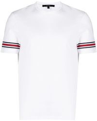 Gucci - Stripe-detail Cotton T-shirt - Lyst