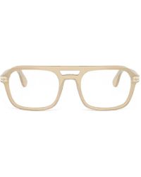Persol - Geometric-Frame Glasses - Lyst