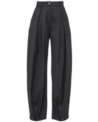 Nissa - Mid-Rise Wool Pants - Lyst