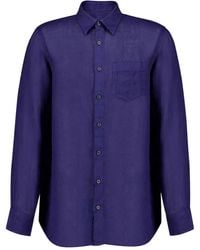120% Lino - Button-Up Overhemd - Lyst