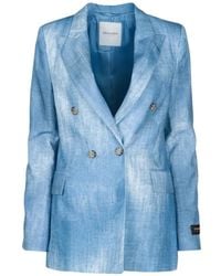 ERMANNO FIRENZE - Double-Breasted Blazer - Lyst