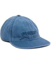 Pinko - Embroidered Cotton Hat - Lyst