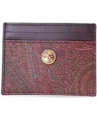 Etro - Pegasus Paisley-Print Card Holder - Lyst