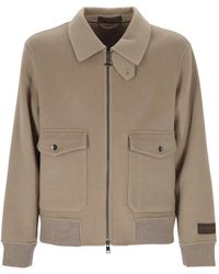 ONTHEBUND - Bomber Con Zip - Lyst