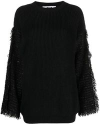 MSGM - Ribgebreide Trui - Lyst