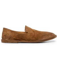 Marsèll - Round-toe Suede Loafers - Lyst
