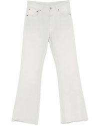 MM6 by Maison Margiela - Raw-Cut Flared Jeans - Lyst