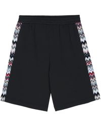 Missoni - Zigzag-detail Cotton Shorts - Lyst