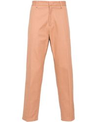 Jil Sander - Pressed-crease Cotton Trousers - Lyst