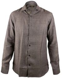 Moorer - Linen Shirt - Lyst
