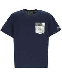 MC2 Saint Barth - Geometric-Print Chest-Pocket T-Shirt - Lyst