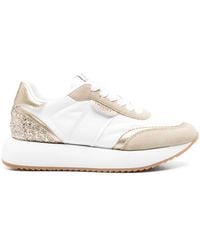 Twinset - Glitter-Detailing Sneakers - Lyst