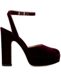 Fendi - After 9 Velvet Sandals - Lyst