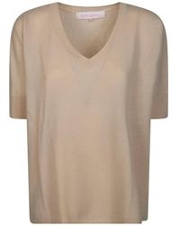 ABSOLUT CASHMERE - Kate V-Neck Short-Sleeve Cashmeret-Shirt - Lyst