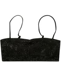 Mc2 Saint Barth - Bikinioberteil Mit Strass - Lyst