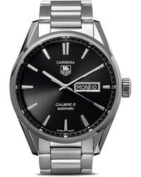Tag Heuer Carrera Calibre 5 Day-Date 41mm - Schwarz