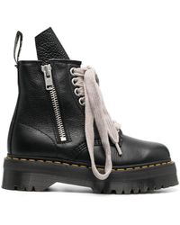 Heren Schoenen voor voor Boots voor Casual boots Rick Owens Sneakers Met Contrasterende Neus in het Naturel voor heren 