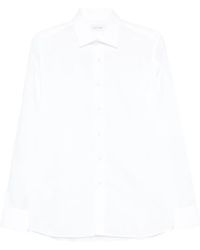 Tagliatore - Striped Cotton Shirt - Lyst