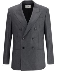 Ami Paris - Wool Blazer - Lyst