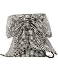 Loeffler Randall - Crystal-Embellished Bow-Detail Crossbody Bag - Lyst