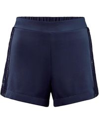 Aubade - Midnight Whisper Lace-Panel Shorts - Lyst