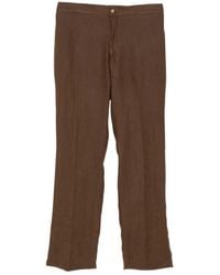 Kiton - Rear Elasticated Waistband Straight-Leg Trousers - Lyst