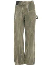 JW Anderson - Gerade Jeans mit verdrehtem Design - Lyst