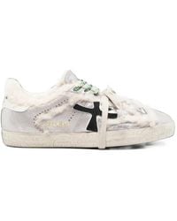 Premiata - Steven Shearling-Trim Sneakers - Lyst