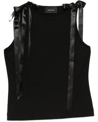 Simone Rocha - Bow Ribbon Tail Tank - Lyst